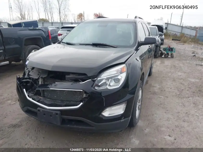 2GNFLFEK9G6340495 2016 Chevrolet Equinox 1Lt