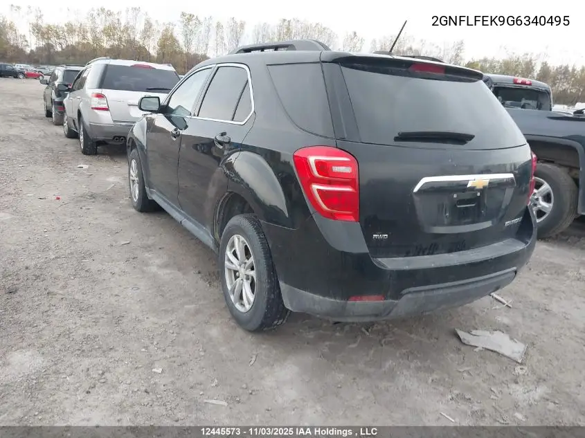 2GNFLFEK9G6340495 2016 Chevrolet Equinox 1Lt