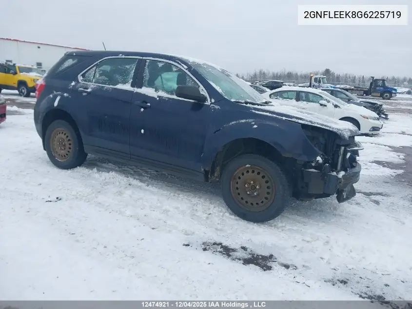 2GNFLEEK8G6225719 2016 Chevrolet Equinox Ls