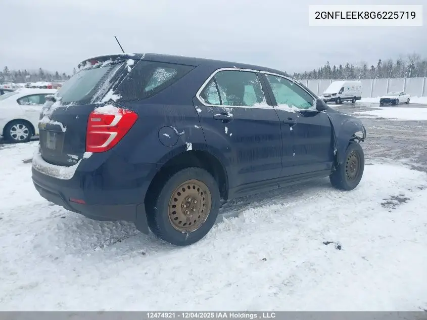 2GNFLEEK8G6225719 2016 Chevrolet Equinox Ls