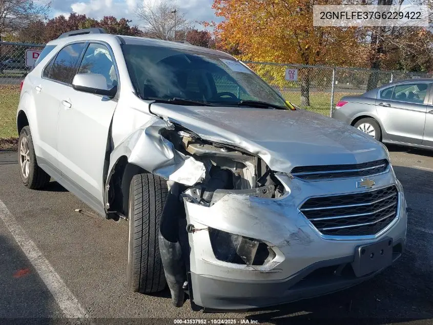 2GNFLFE37G6229422 2016 Chevrolet Equinox Lt