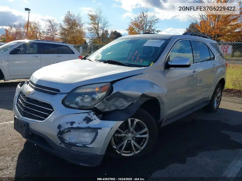 2GNFLFE37G6229422 2016 Chevrolet Equinox Lt
