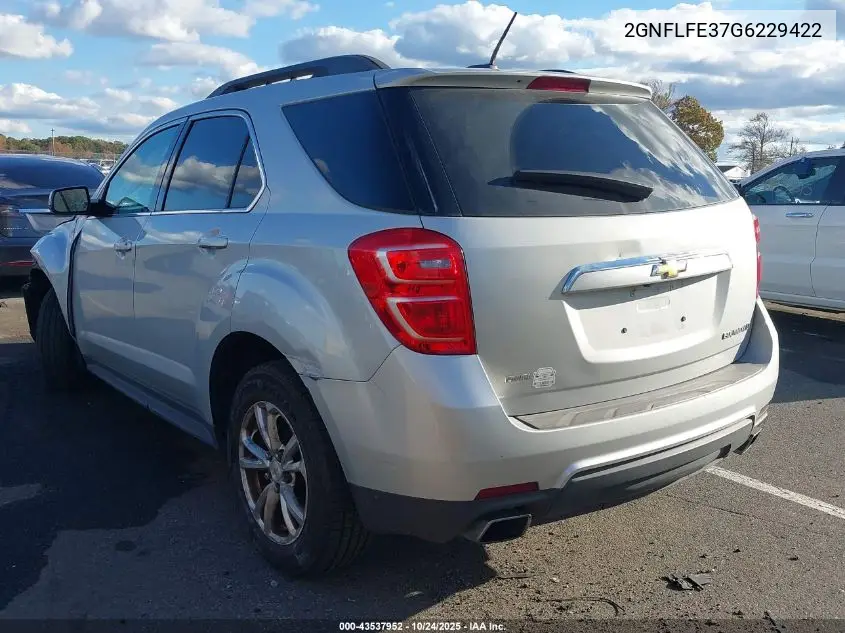 2GNFLFE37G6229422 2016 Chevrolet Equinox Lt