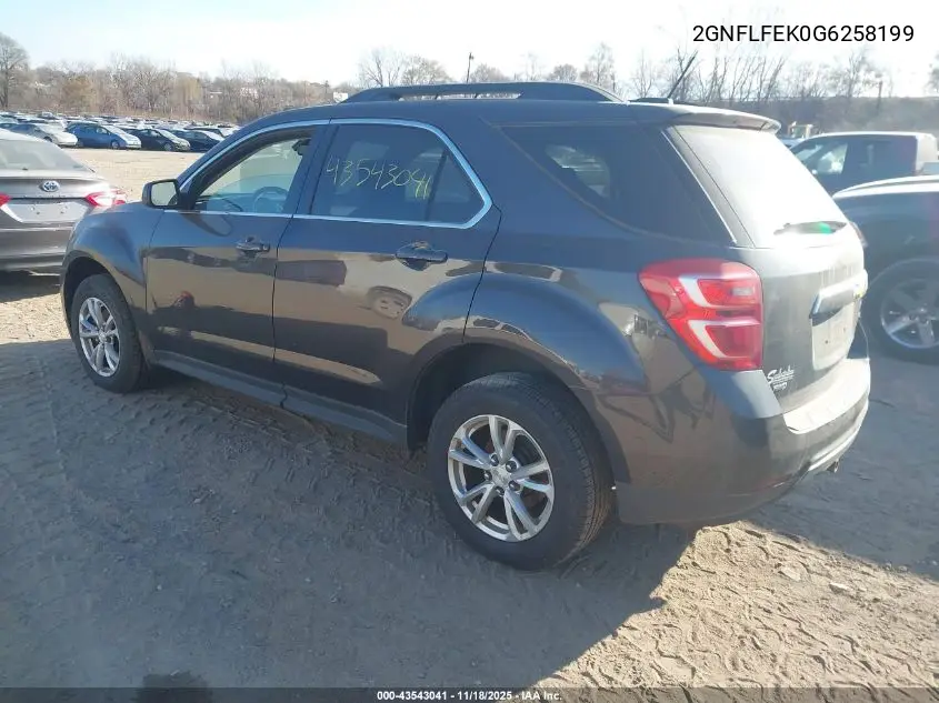 2GNFLFEK0G6258199 2016 Chevrolet Equinox Lt