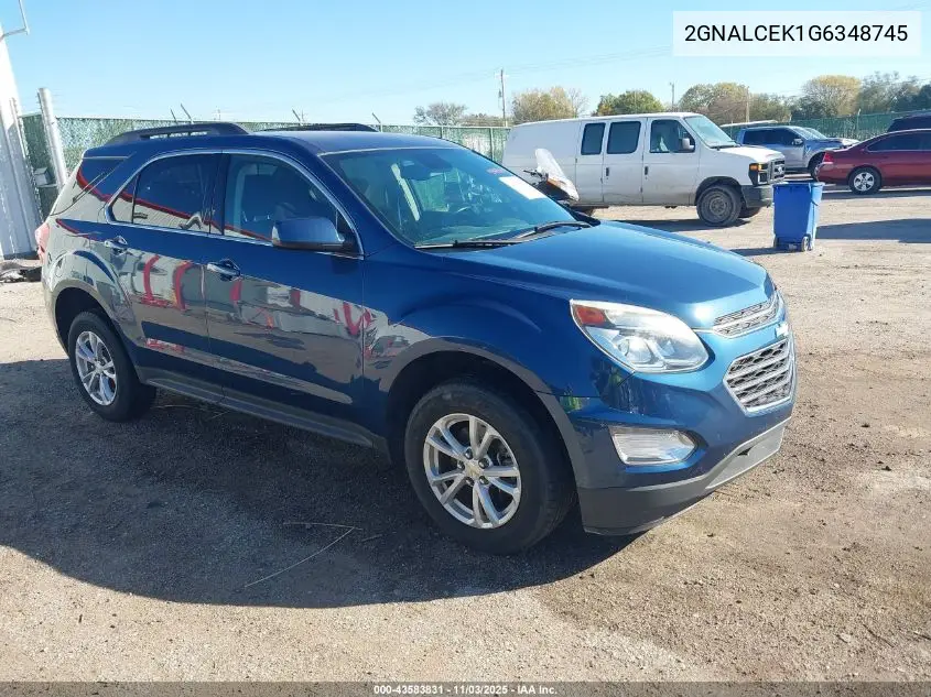 2GNALCEK1G6348745 2016 Chevrolet Equinox Lt