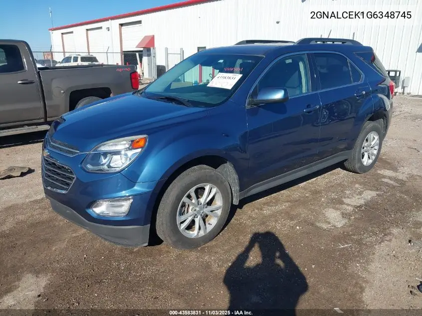 2GNALCEK1G6348745 2016 Chevrolet Equinox Lt