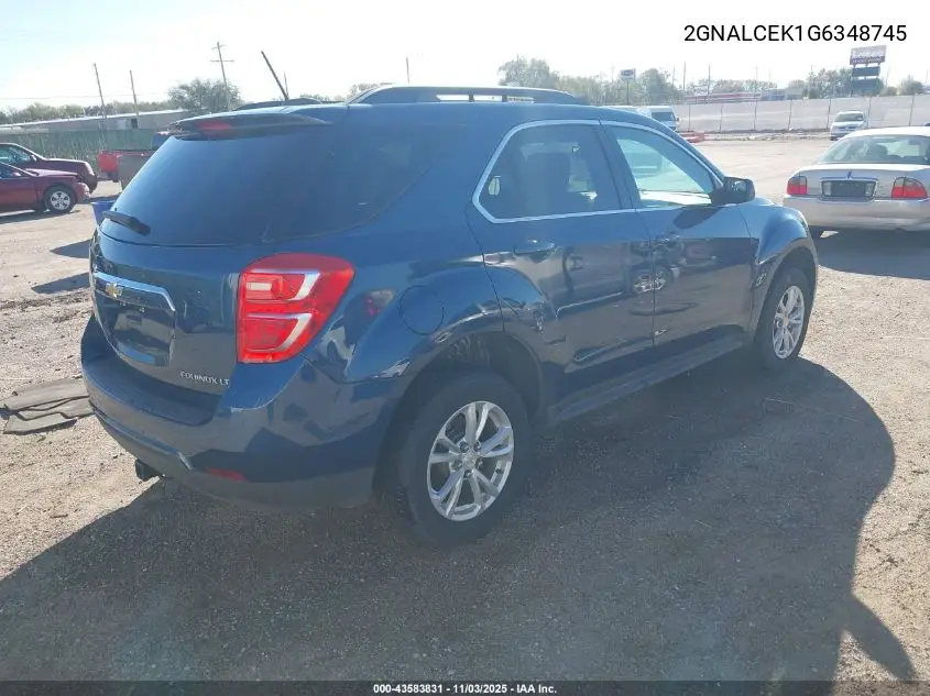 2GNALCEK1G6348745 2016 Chevrolet Equinox Lt