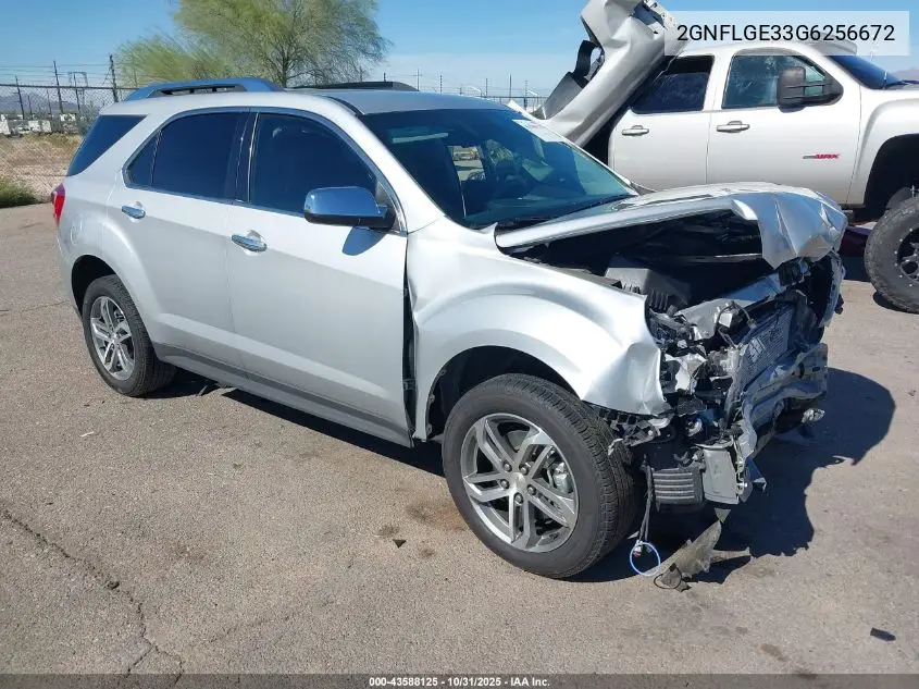 2GNFLGE33G6256672 2016 Chevrolet Equinox Ltz
