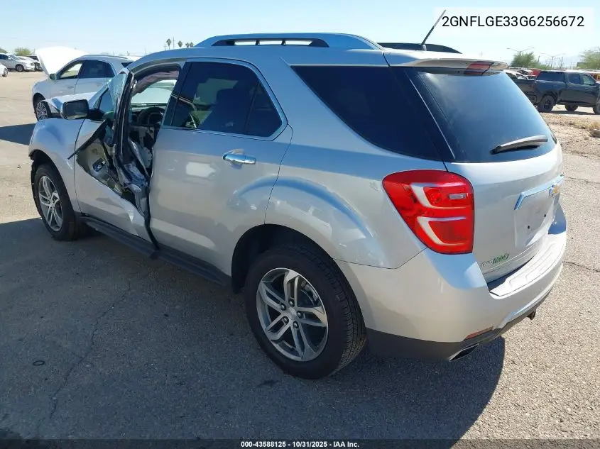 2GNFLGE33G6256672 2016 Chevrolet Equinox Ltz
