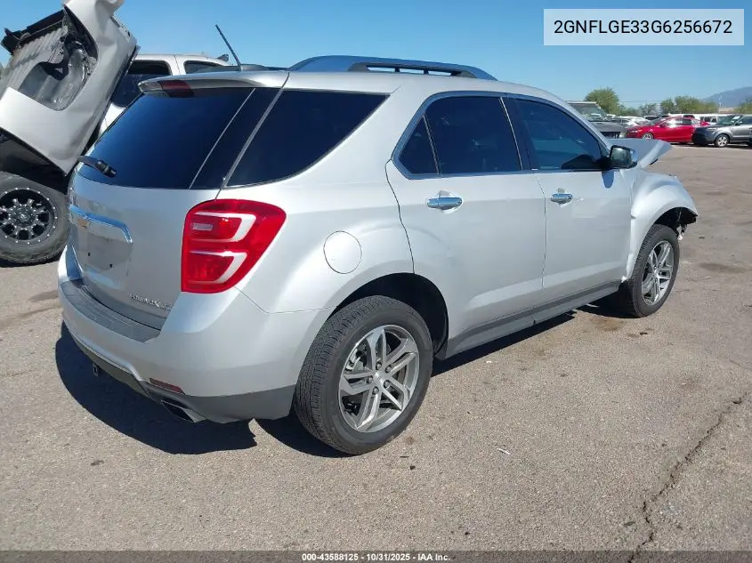 2GNFLGE33G6256672 2016 Chevrolet Equinox Ltz