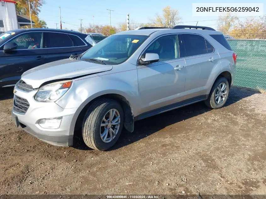 2GNFLFEK5G6259042 2016 Chevrolet Equinox Lt