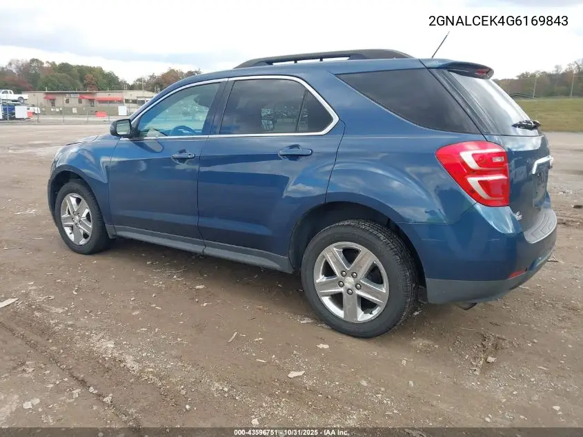 2GNALCEK4G6169843 2016 Chevrolet Equinox Lt