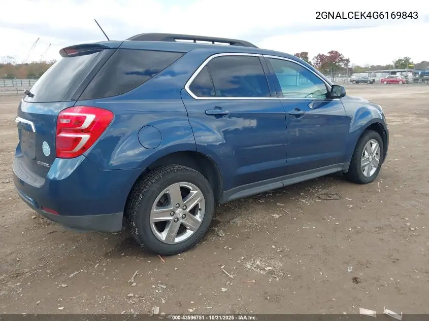 2GNALCEK4G6169843 2016 Chevrolet Equinox Lt