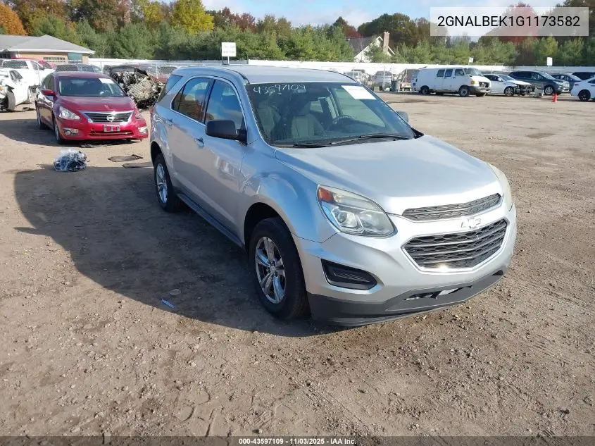 2GNALBEK1G1173582 2016 Chevrolet Equinox Ls