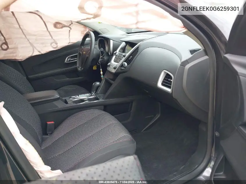 2GNFLEEK0G6259301 2016 Chevrolet Equinox Ls