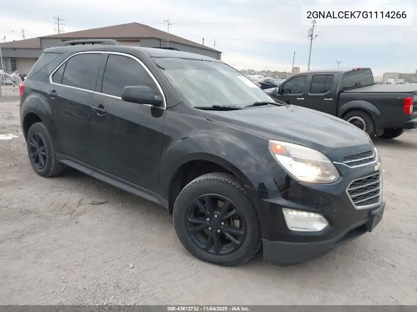 2GNALCEK7G1114266 2016 Chevrolet Equinox Lt