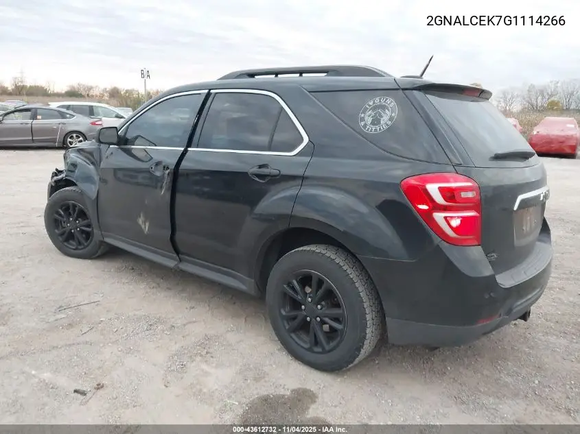 2GNALCEK7G1114266 2016 Chevrolet Equinox Lt