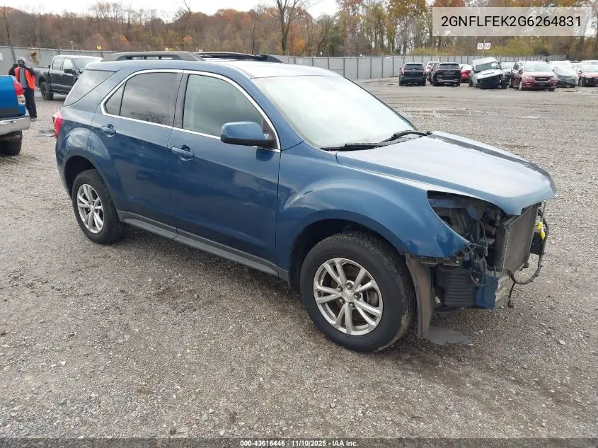 2GNFLFEK2G6264831 2016 Chevrolet Equinox Lt