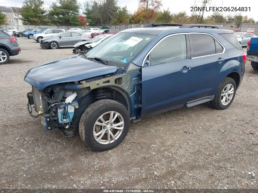 2GNFLFEK2G6264831 2016 Chevrolet Equinox Lt