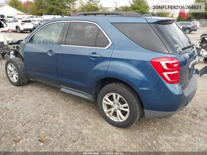 2GNFLFEK2G6264831 2016 Chevrolet Equinox Lt