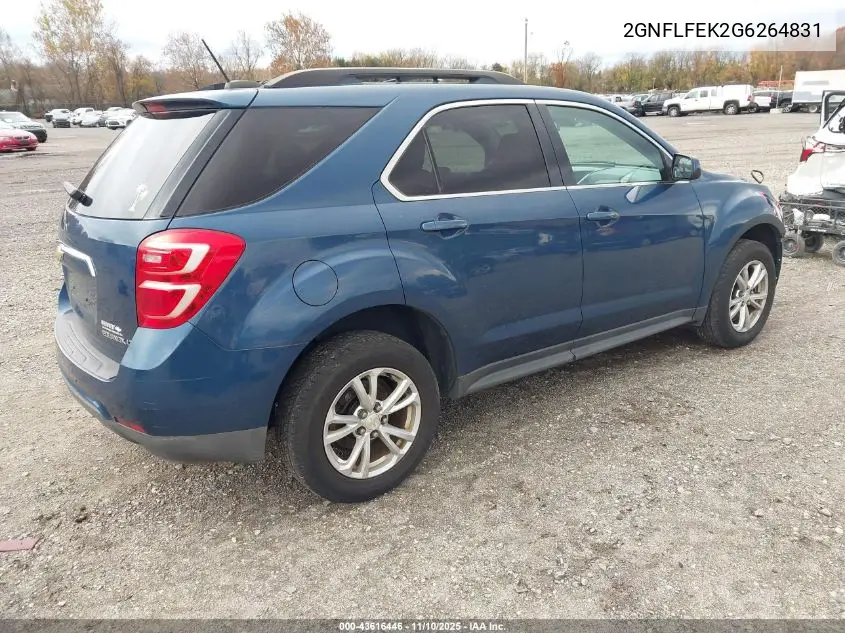 2GNFLFEK2G6264831 2016 Chevrolet Equinox Lt