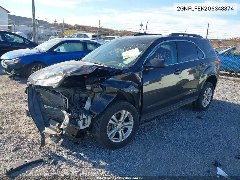 2GNFLFEK2G6348874 2016 Chevrolet Equinox Lt