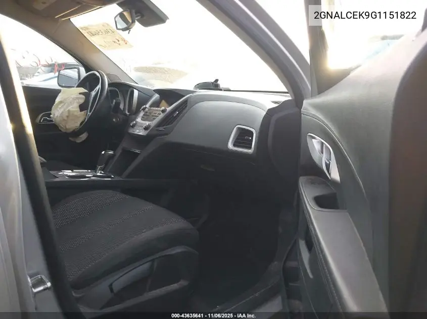 2GNALCEK9G1151822 2016 Chevrolet Equinox Lt