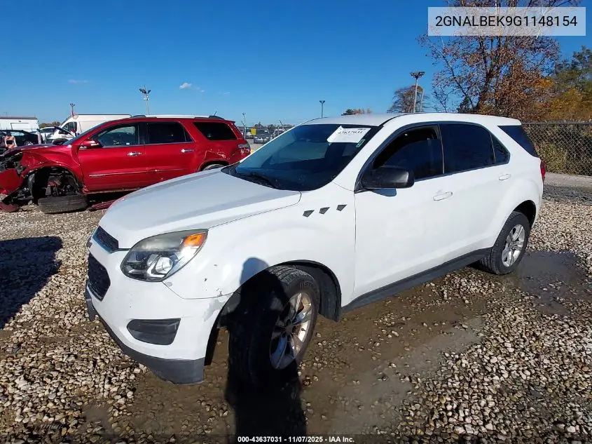 2GNALBEK9G1148154 2016 Chevrolet Equinox Ls