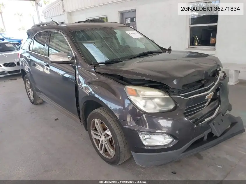 2GNALDEK1G6271834 2016 Chevrolet Equinox Ltz