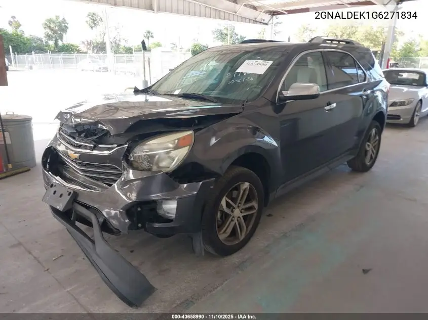 2GNALDEK1G6271834 2016 Chevrolet Equinox Ltz