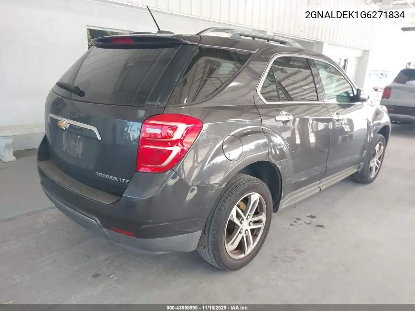 2GNALDEK1G6271834 2016 Chevrolet Equinox Ltz