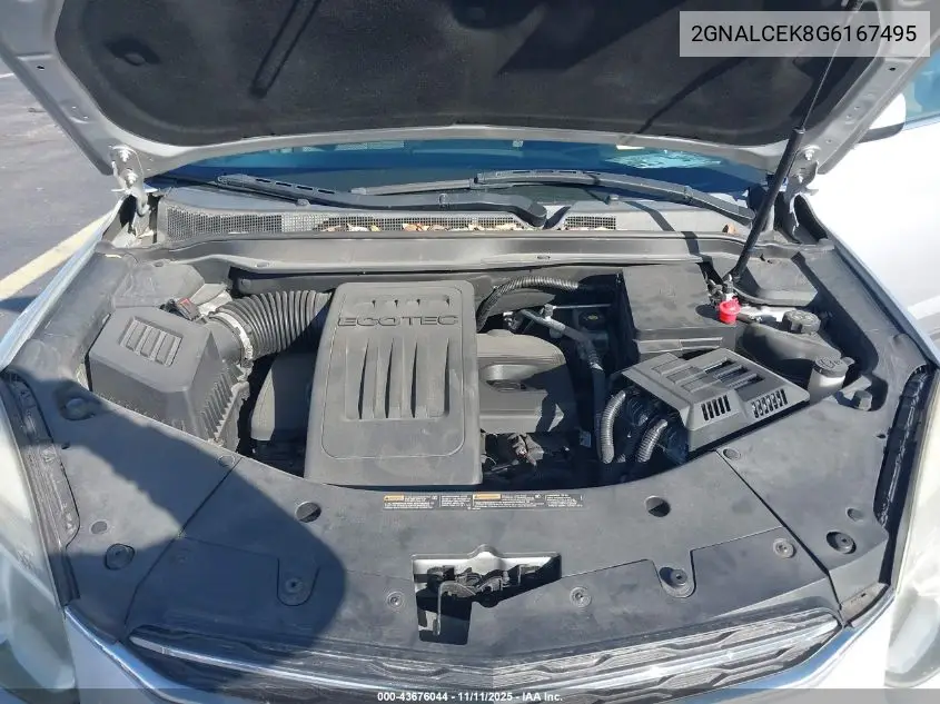 2GNALCEK8G6167495 2016 Chevrolet Equinox Lt