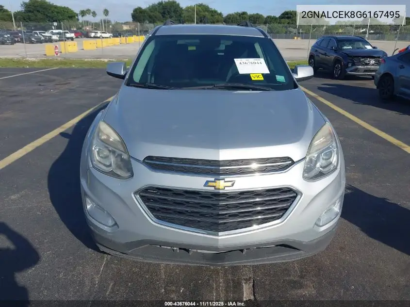 2GNALCEK8G6167495 2016 Chevrolet Equinox Lt