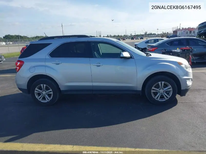 2GNALCEK8G6167495 2016 Chevrolet Equinox Lt