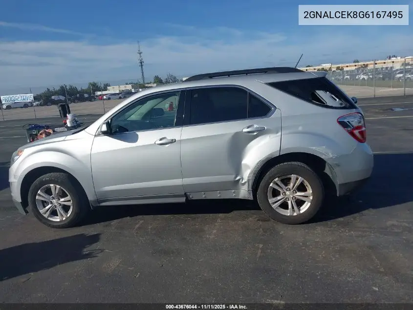 2GNALCEK8G6167495 2016 Chevrolet Equinox Lt