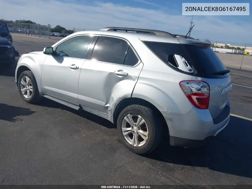 2GNALCEK8G6167495 2016 Chevrolet Equinox Lt