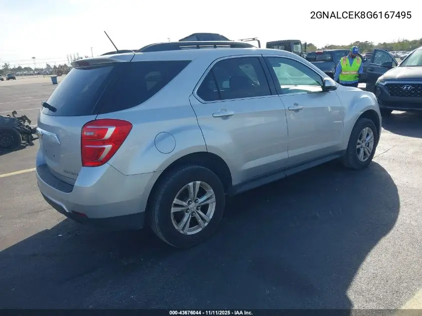 2GNALCEK8G6167495 2016 Chevrolet Equinox Lt