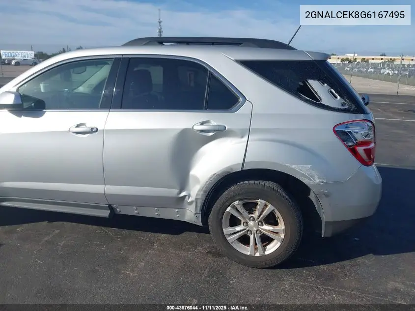 2GNALCEK8G6167495 2016 Chevrolet Equinox Lt