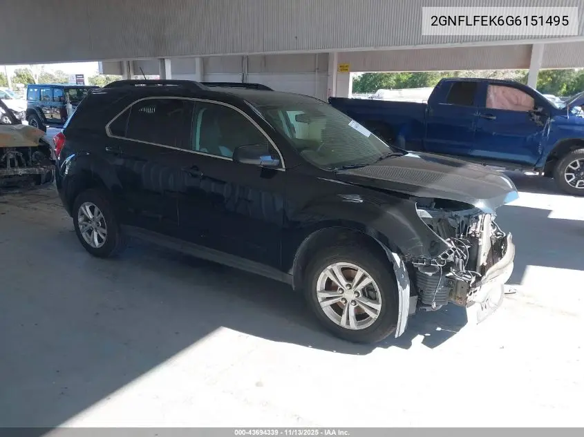 2GNFLFEK6G6151495 2016 Chevrolet Equinox Lt