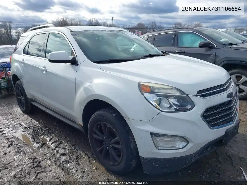 2GNALCEK7G1106684 2016 Chevrolet Equinox Lt