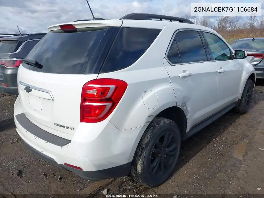 2GNALCEK7G1106684 2016 Chevrolet Equinox Lt