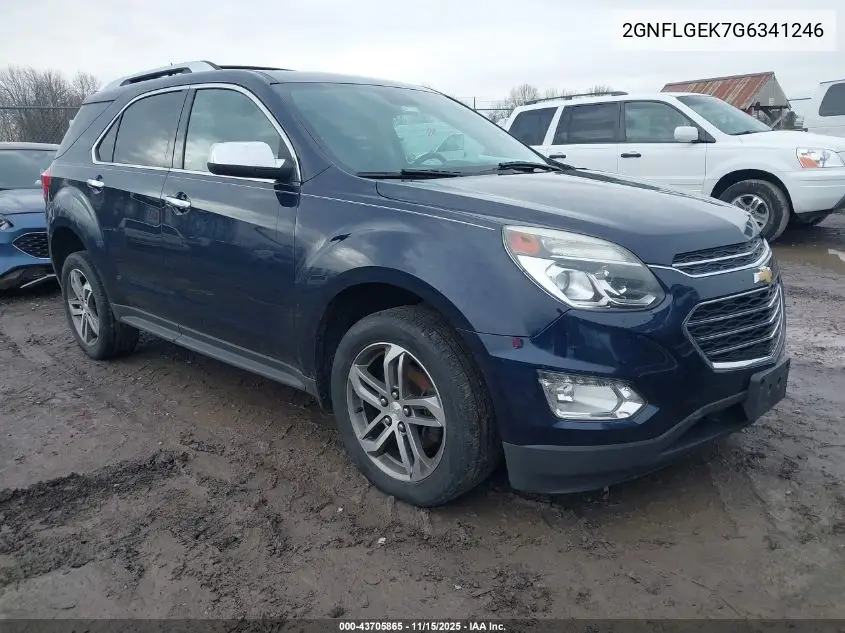 2GNFLGEK7G6341246 2016 Chevrolet Equinox Ltz