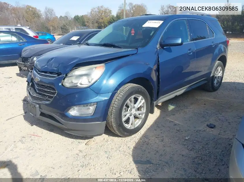 2GNALCEK8G6309585 2016 Chevrolet Equinox Lt
