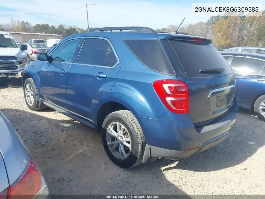 2GNALCEK8G6309585 2016 Chevrolet Equinox Lt