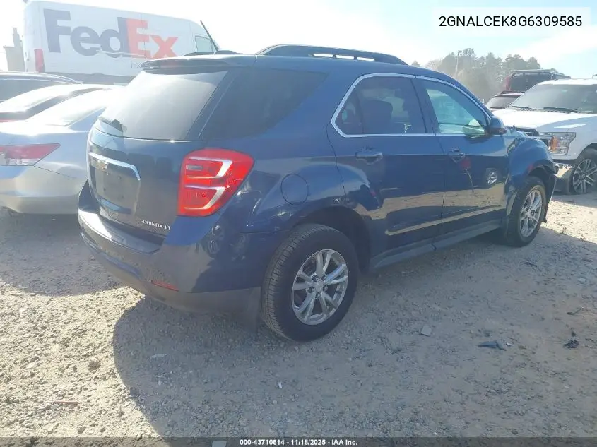2GNALCEK8G6309585 2016 Chevrolet Equinox Lt