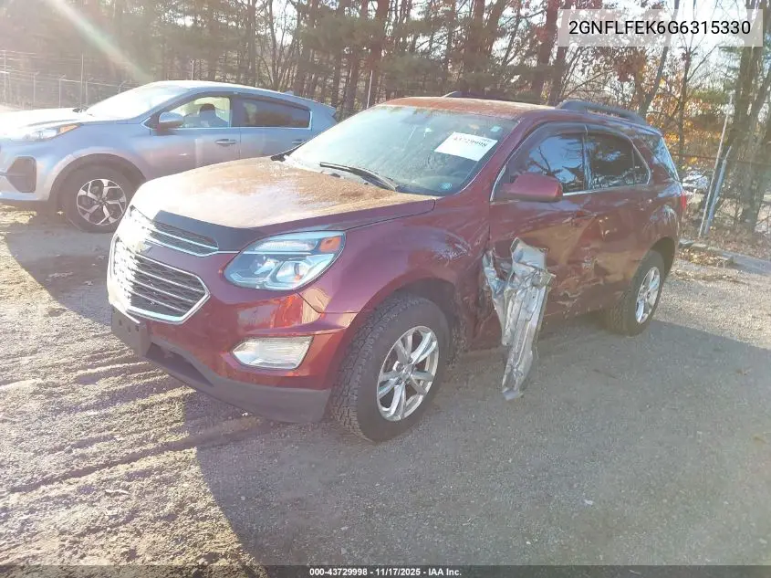 2GNFLFEK6G6315330 2016 Chevrolet Equinox Lt