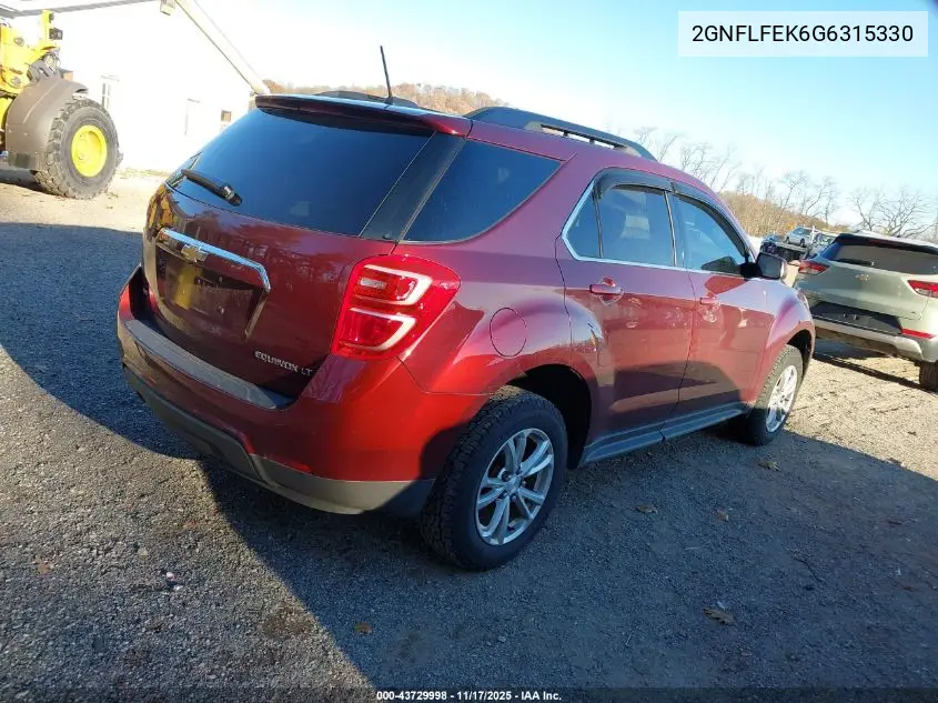 2GNFLFEK6G6315330 2016 Chevrolet Equinox Lt