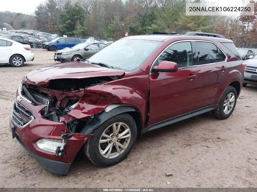 2GNALCEK1G6224250 2016 Chevrolet Equinox Lt
