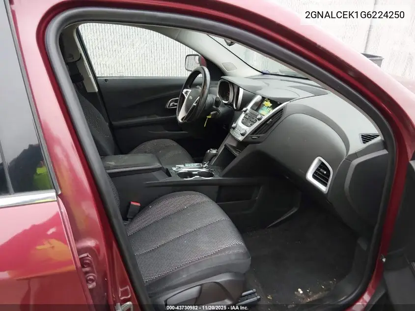 2GNALCEK1G6224250 2016 Chevrolet Equinox Lt