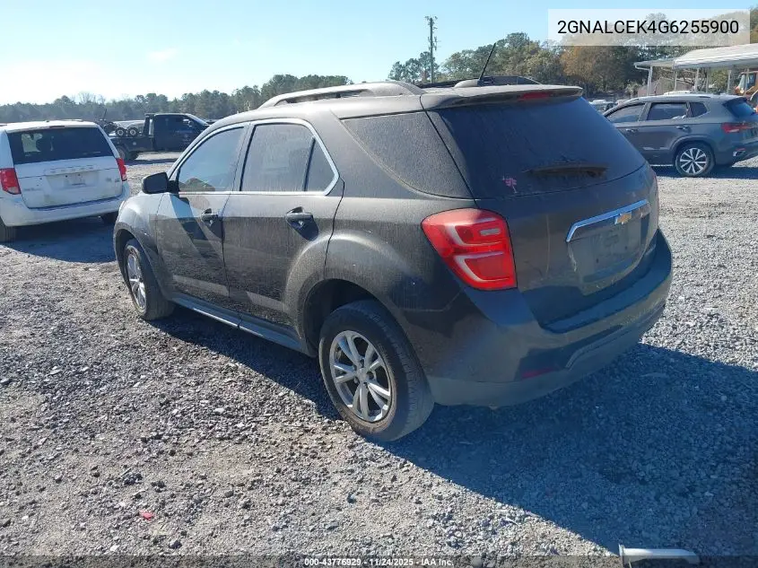 2GNALCEK4G6255900 2016 Chevrolet Equinox Lt